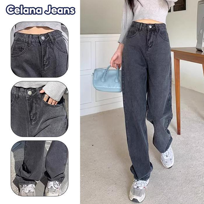 Celana Jeans wanita/celana Panjang/Cargo/Celana Jeans Cargo Wanita Kekinian/Celana Jeans Wanita
