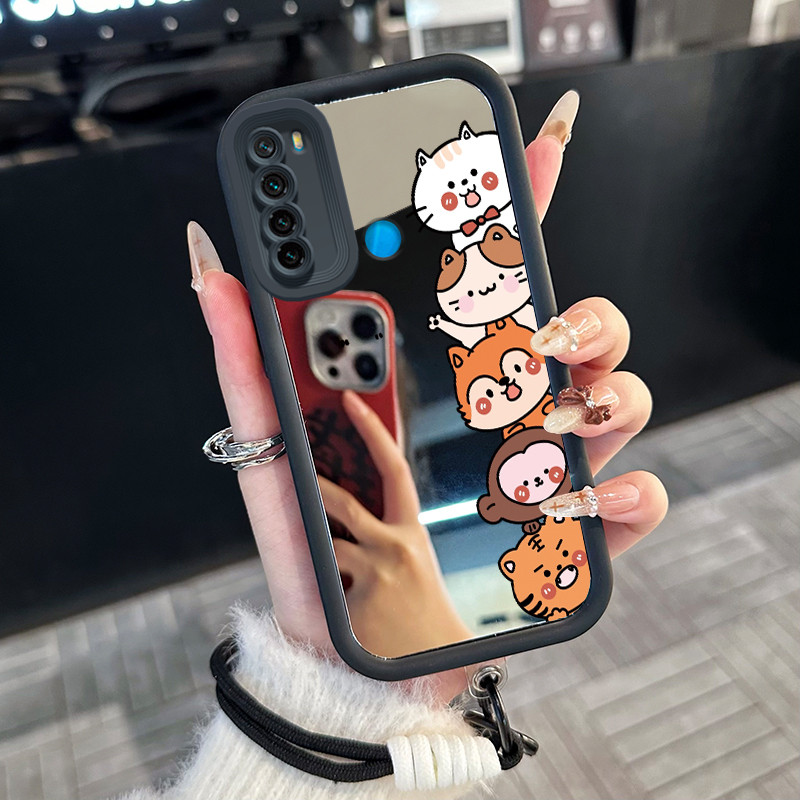 Casing Hp untuk Xiaomi Redmi Note 8 Note 8T Case Casing hewan lucu pola Silikon Softcase Kasing HP t