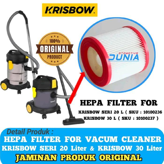 TERLARIS Krisbow hepa filter vacum cleaner seri 20 L & Krisbow 30 L original SALE