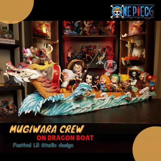 LIMITED ITEM  LARGE SIZE Statue Action Figure One Piece Mugiwara Crew on Dragon Boat Festival LB