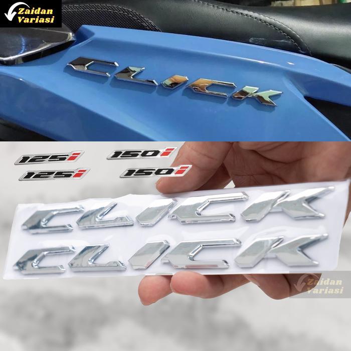 Emblem Click 125I 150I Clik Vario Timbul 150 125 Emlem Logo Stiker Aksesoris Motor Pasti Ori