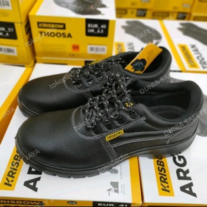 ASLI Sepatu Safety Krisbow Argon 4inch/Safety Shoes Krisbow Argon 4inch READY STOCK