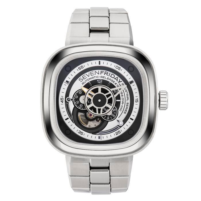 SIAPKIRIM SEVENFRIDAY P1B/01 M Jam Tangan Pria SS Bracelet READY STOCK