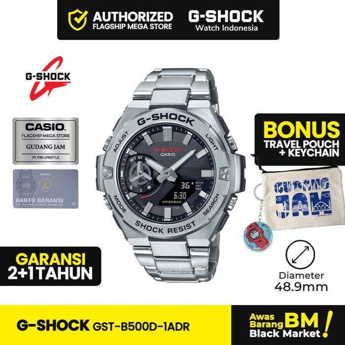 ASLI GST-B500D-1ADR Jam Tangan Pria Analog Digital Anti Watches GShock GST-B500D GST-B500 GSTB500D