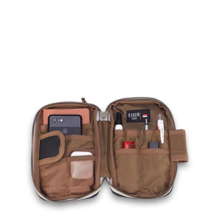 Tas Tangan Pria Tas Eiger Classhall Stationery Pouch Hand Bag 910007533 Black Original