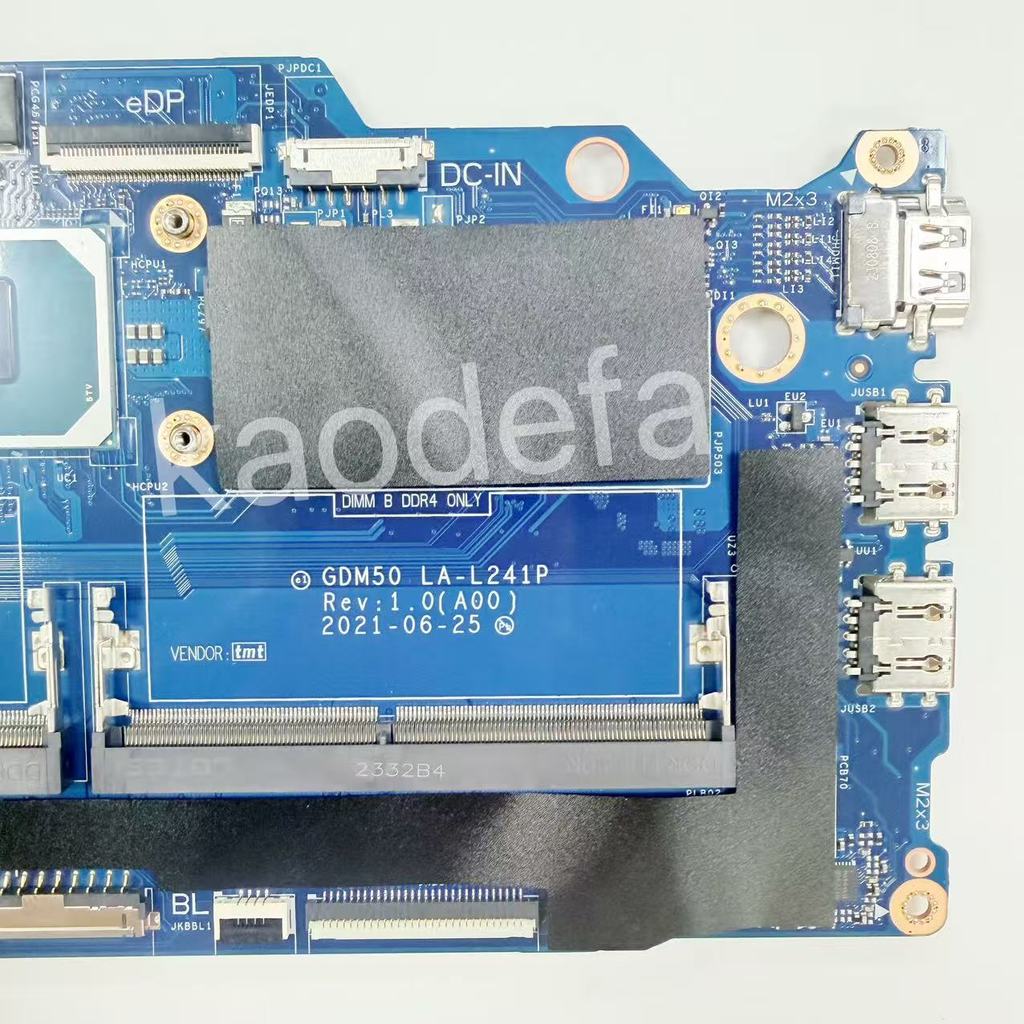 GDM50 LA-L241P Mainboard For Dell Inspiron 15 3511 Laptop Motherboard With I3 I5 I7 11th Gen CPU