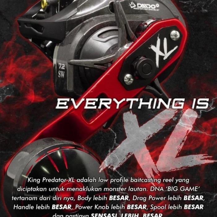 Promo Reel Baitcasting Daido Predator 400L Left Handle Reel Jigging Overhead