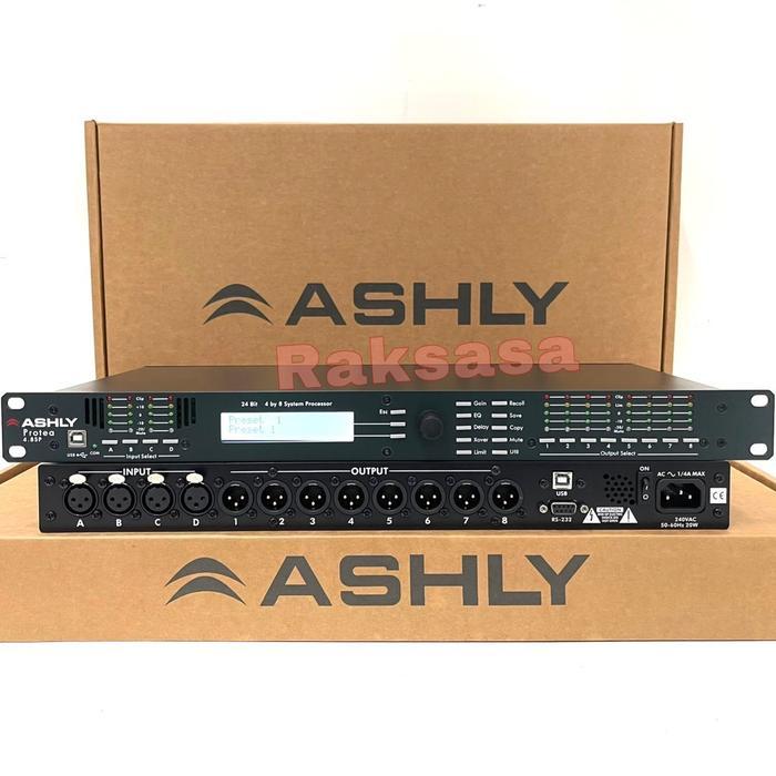 Speaker Management Ashly Protea 4.8 Sp Dlms Ashly Protea 4 In 8 Out Redy Stok
