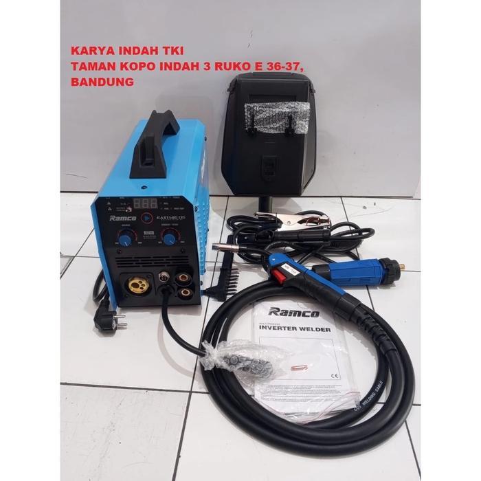 RAMCO EASYMIG EASY MIG 135 Mesin Las Aluminium Alumunium Tanpa Gas Argon Co2 Fluxcore Gasless Stainl