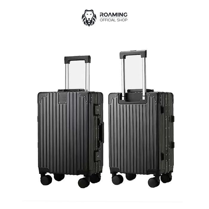 [] Roaming Koper A055 Kabin size 20 inch sd Bagasi size 28 inch Alumunium Frame TSA Lock 4 Roda 360