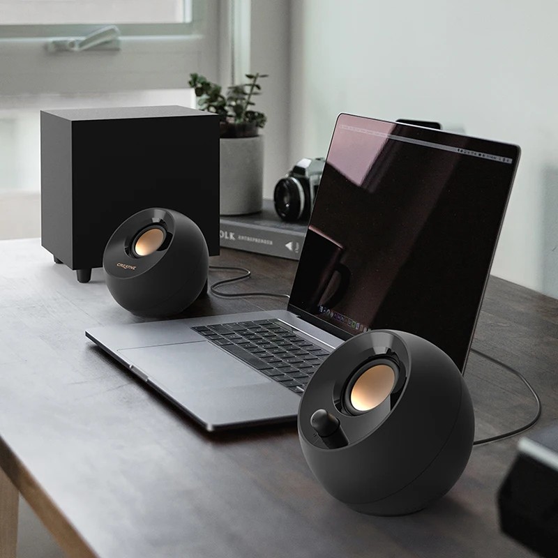 Creative Pebble Plus 2.0 2.1 V3 Speaker Wired Notebook Pc Gamer Accessorise Game Desktop 3d Surround