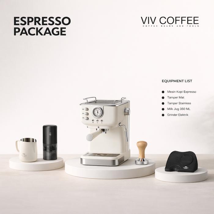 Paket Mesin Kopi Espresso Lengkap Rumahan Coffee Set