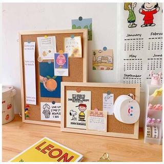 Cork Board /Message Board / Vision Board / Mading Kamar / Pin Board / Decorative Board with Frame
