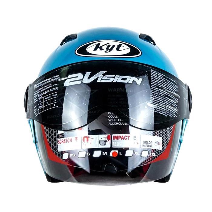Helm Kyt 2 Vision Solid - Ice Blue