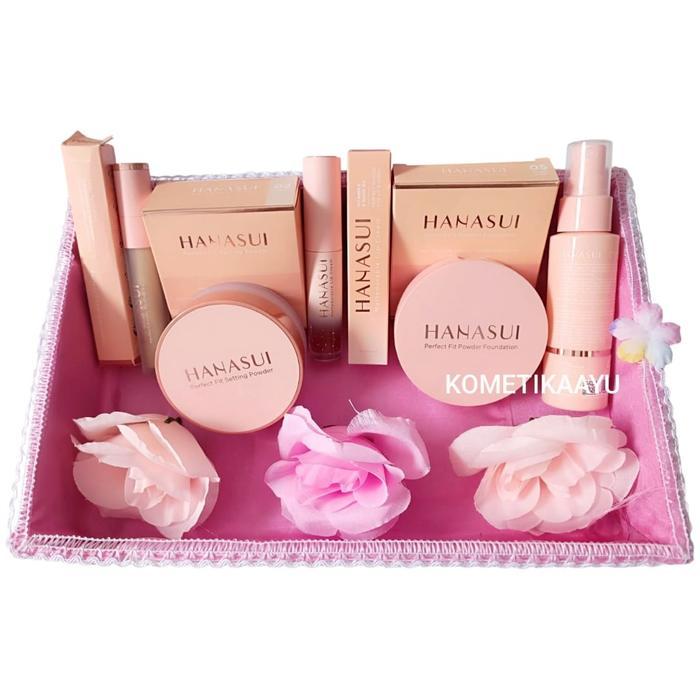 Hanasui Paket Seserahan Lengkap Paket Make Up Hampers Seserahan Untuk Menikah Kado Ulang Tahun
