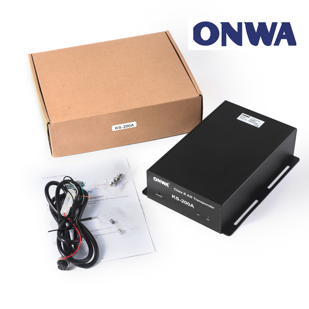 BEST SELLER ONWA KS-200A Marine AIS receiver and AIS transmitter 5 watts Class B+ AIS Transponder wi