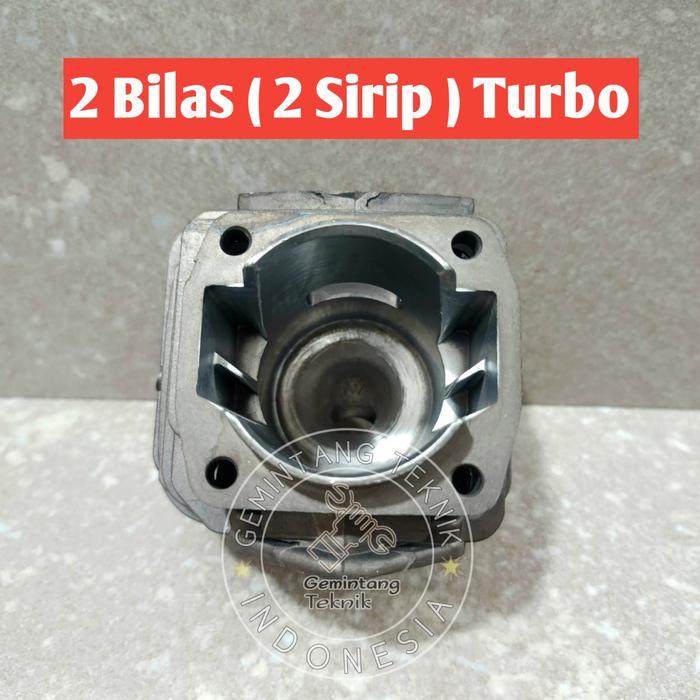 STOK TERBATAS Cylinder Block Komplit Buring Mesin Chainsaw Senso Pro-Quip QC-l9800X QC9900X TANIKA
