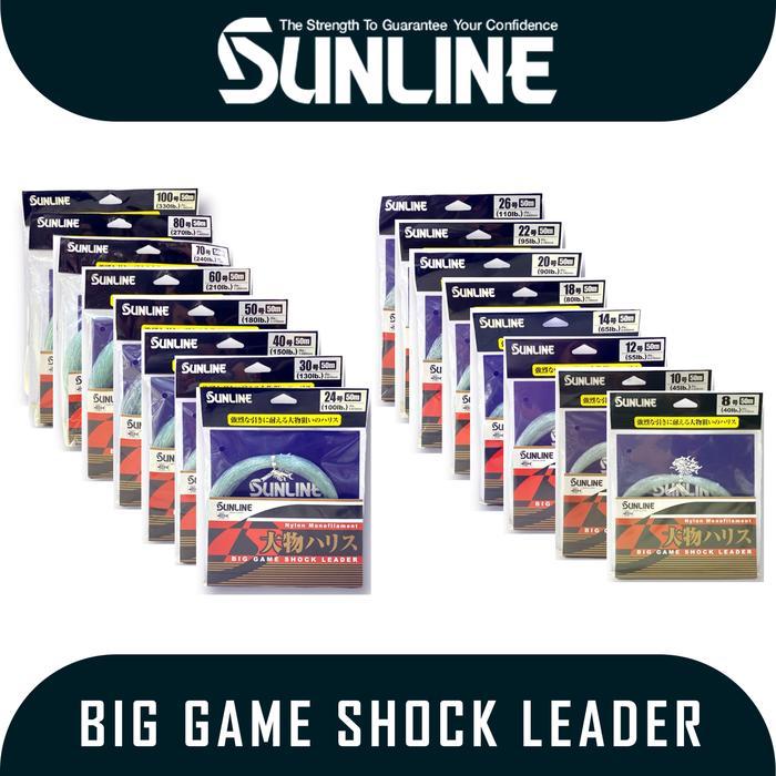 Senar Leader Merk Sunline Big Game Shock Leader Nylon 50M