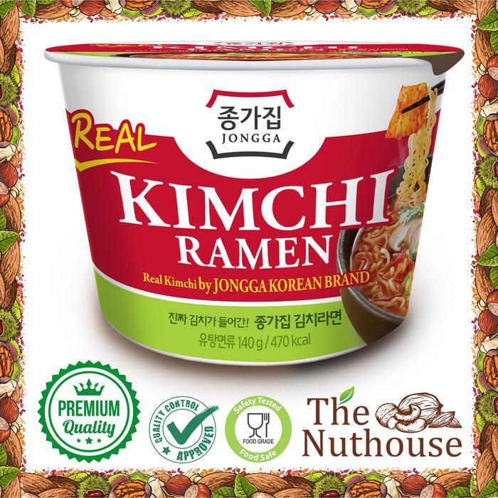 JONGGA Large Kimchi Ramen Noodle Soup / Pop Mie Cup / Instant Noodle