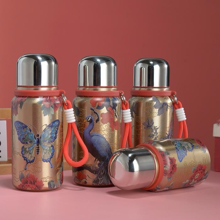450ML Stainless Steel 316 Termos Air Panas Gelas Termos Stainless Steel Gelas air portabel