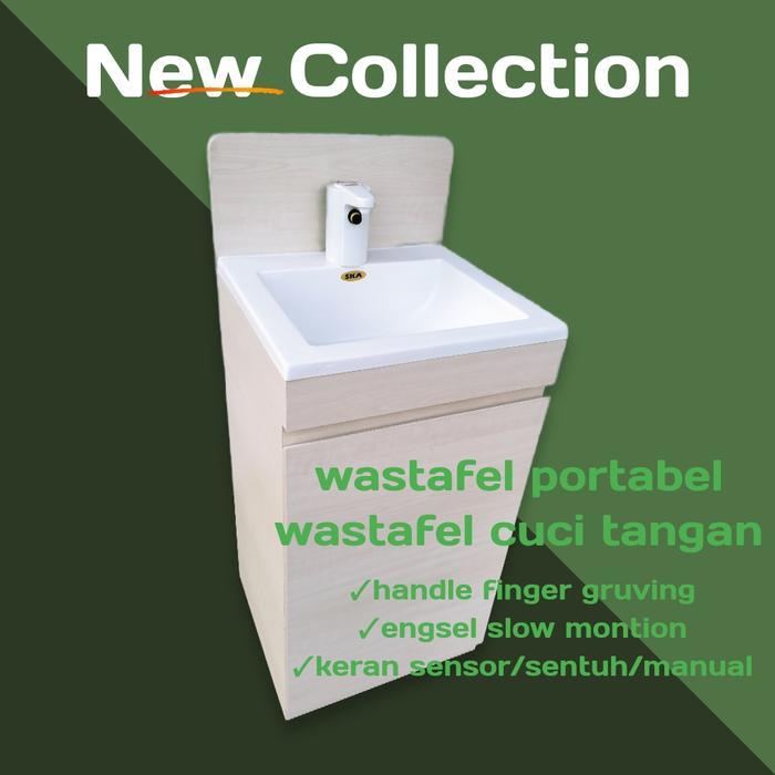 Wastafel Portabel/Wastafel Cuci Tangan/Wastafel Finish Hpl