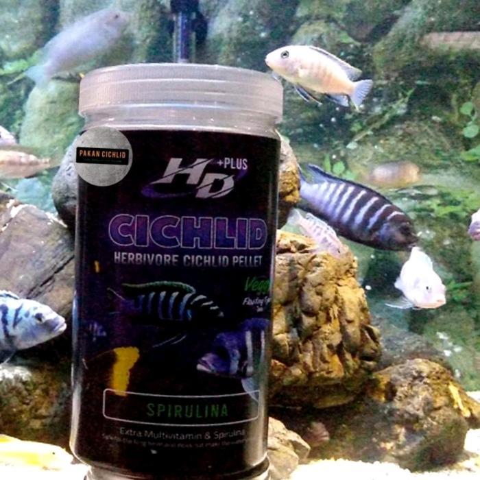 [PAKAN CICHLID] Pelet ikan HD+ CICHLID VEGGY 500 gr