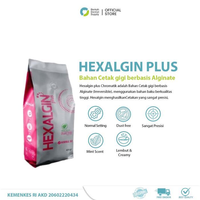 Dental Alginate Hexalgin Plus Pink