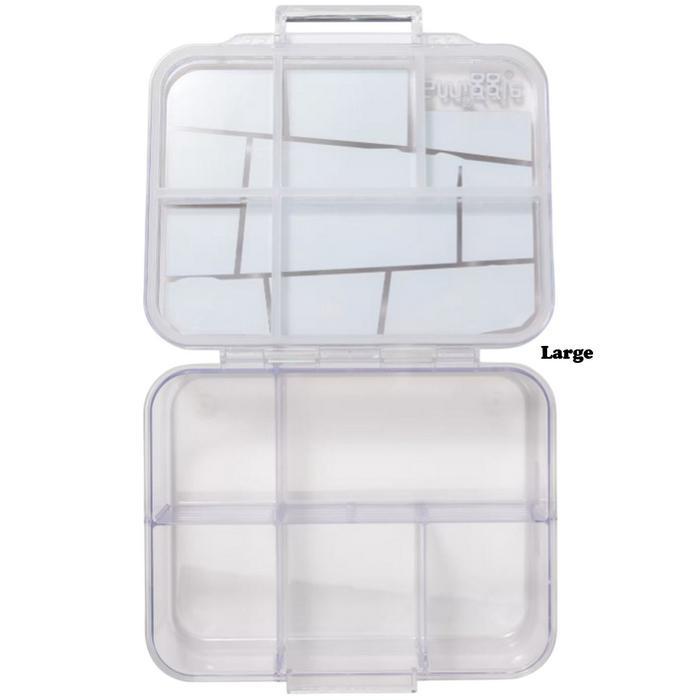 SMIGGLE See Me Bento Lunch Box Small 417ml Medium 850ml Large 1370ml Limitless Black Mix