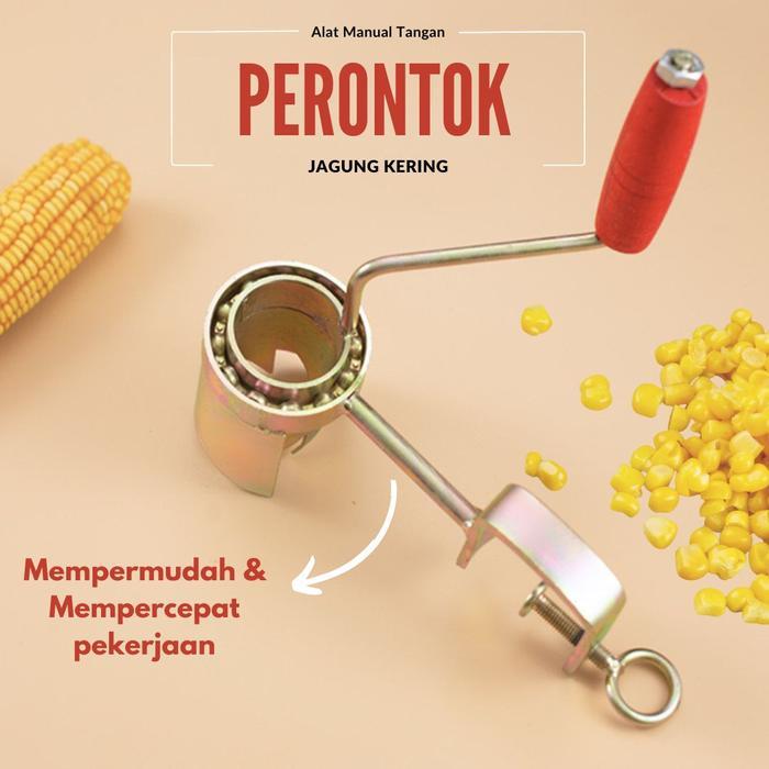 Alat Pemipil Perontok Pemocel Pengupas Biji Jagung Besar Kecil Kering