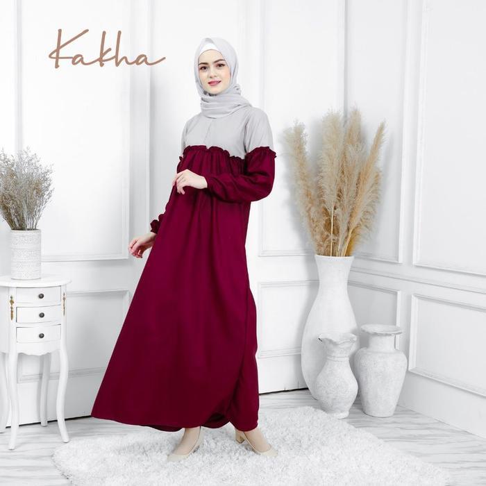 Kakha- Raya Series (Maroon) - Sarimbit Keluarga muslim