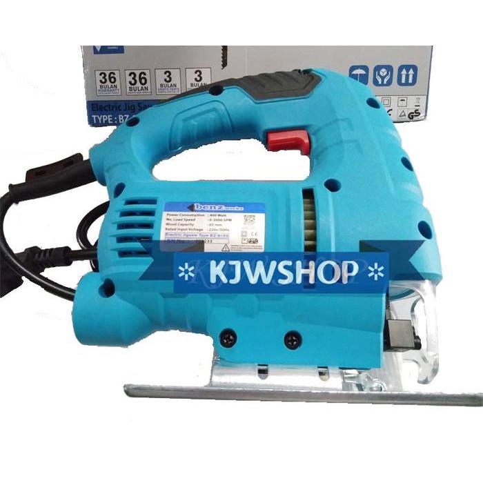 Mesin Jigsaw Benz Mesin Jig Saw Potong Kayu Tripleks Merk Benz Mesin Gergaji Listrik Benz Bz-8089