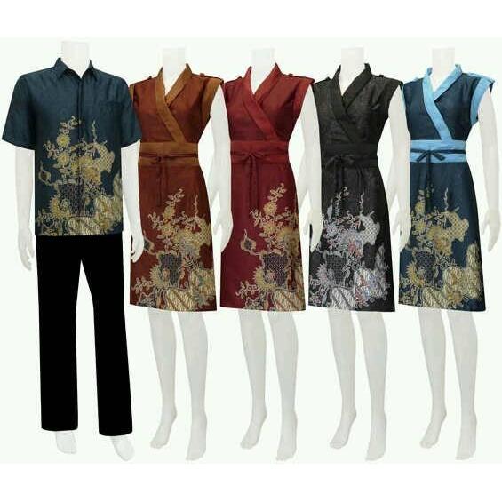 batik couple dress model kimono