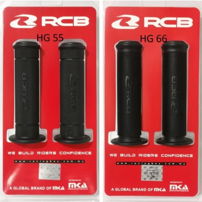 HAND GRIP RCB UNIVERSAL HITAM RACING BOY MALAYSIA ORIGINAL NMAX AEROX KODE 955