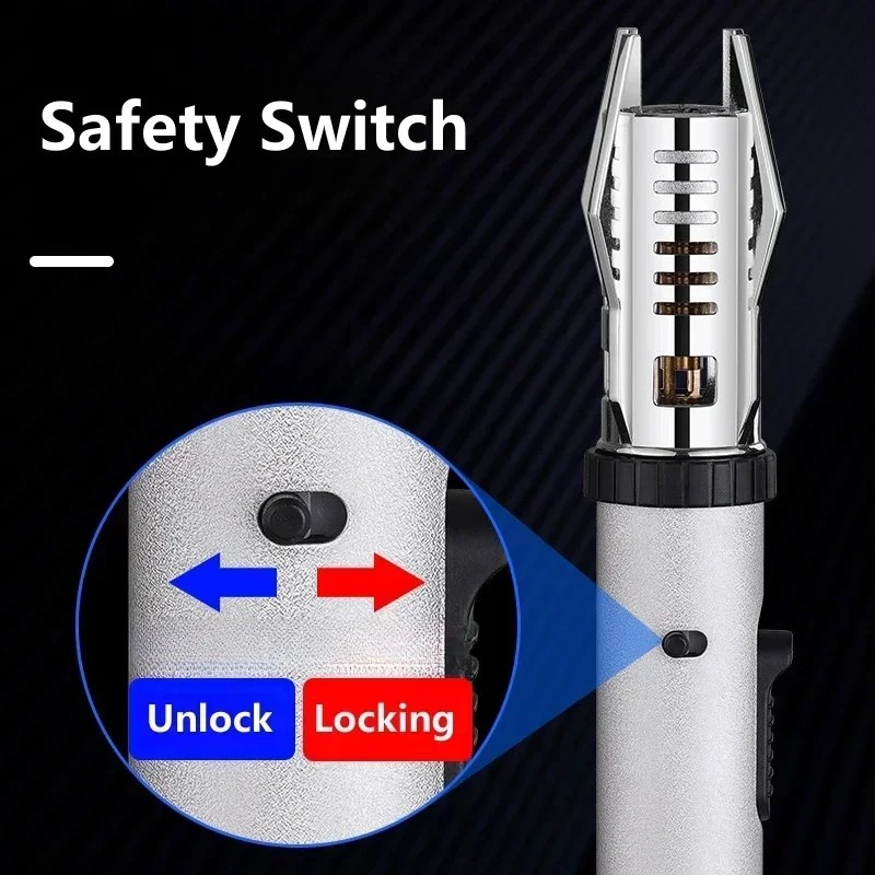 Planet Lightsaber Metal Outdoor Windproof Turbine Torch Jet Lighter BBQ Welding Cigar Tool Butane