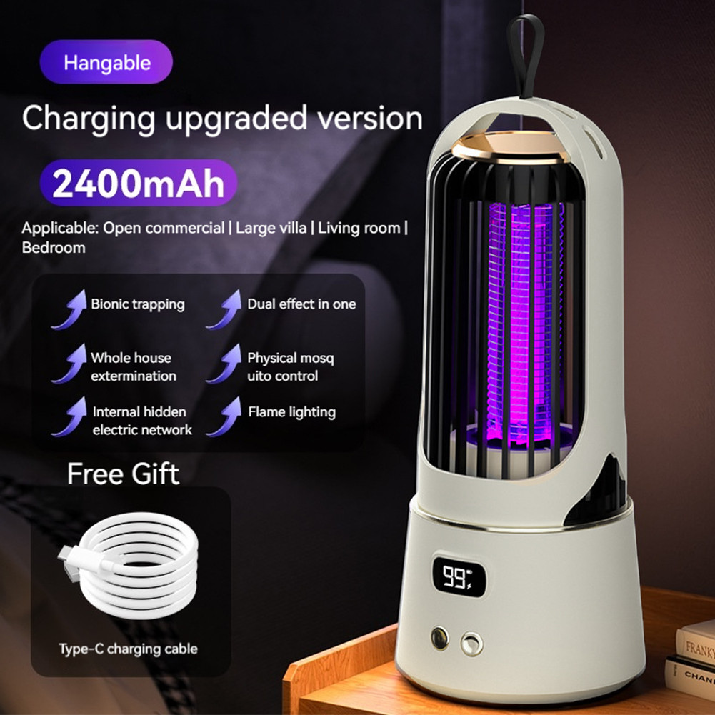 Mosquito Killer Lamp Electric Bug Zapper Portable Mosquito Killing Lamp Rechargeable Mosquito