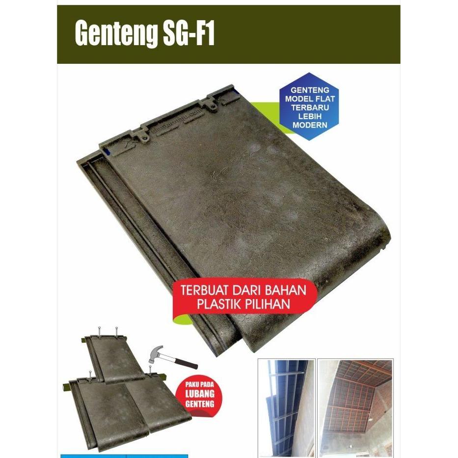 Genteng Flat Skygen F1 Ringan Berbahan Plastik Pilihan