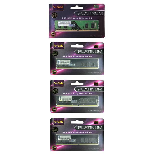 RAM VGEN DDR4 4GB 8GB 16GB 32GB PC-25600 3200Mhz V-GeN Memory PC 25600 3200 Mhz LONGDIMM PLATINUM