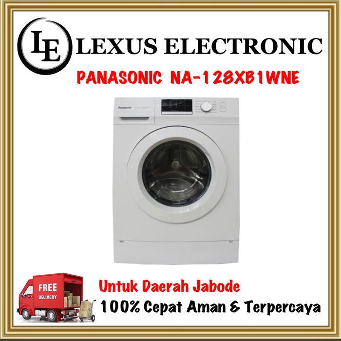 MESIN CUCI FRONT LOADING PANASONIC NA-128XB1WNE NA128XB1WNE NA128