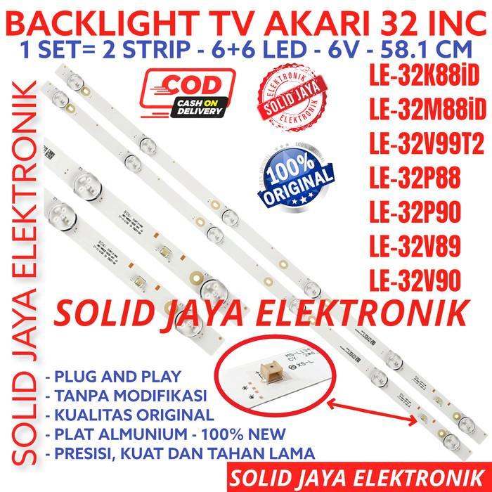 TERLARIS BACKLIGHT TV LED AKARI 32 IN LE 32M88 32LK88 32LK88ID 32M88ID LAMPU BL SALE