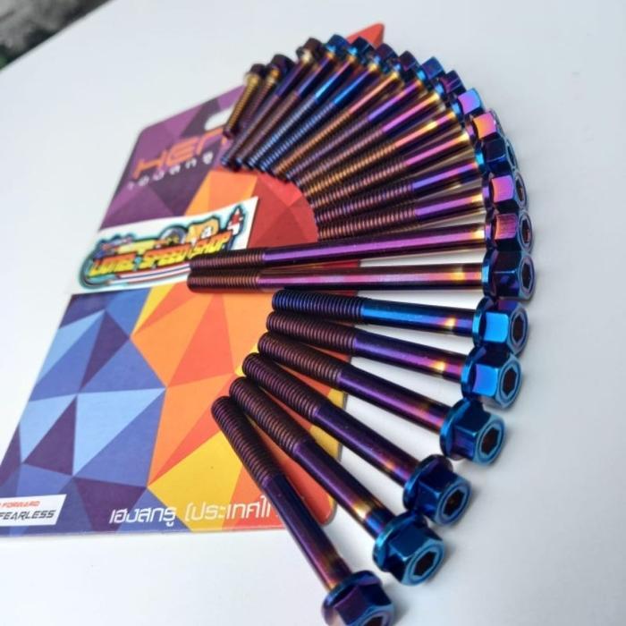 LSS Baut 2 kunci block mesin vixion old new Heng kiri kanan baut vixion Baut block mesin vixion