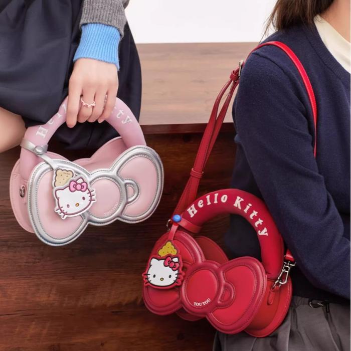 [Exlusive Titkokshop] Tas Selempang Box Premium Wanita 9126 Hello Kitty X Toutou
