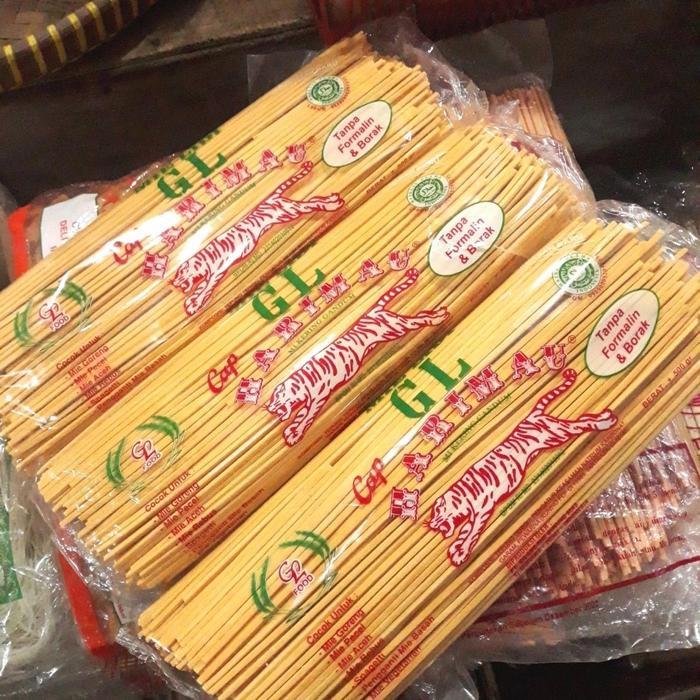 "New" Mie Lidi Medan / Mie Gomak GL cap Harimau Mie Goreng Mie Aceh Spagetti 500 gr