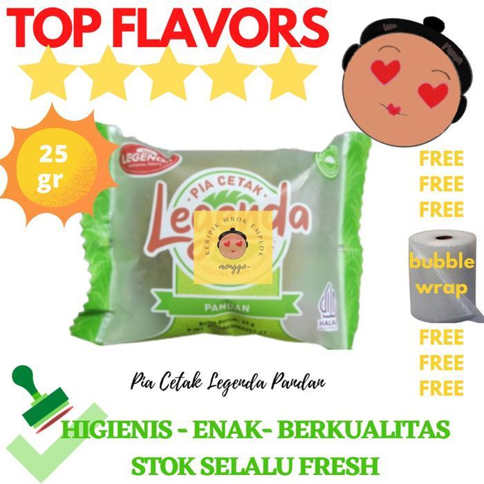 "New" (ISI 10) PIA CETAK LEGENDA MINI MOONCAKE KUE BULAN ISIAN COKELAT KACANG HIJAU PANDAN