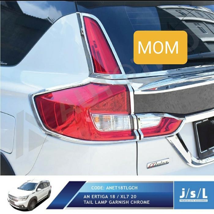 Garnish List Lampu Stoplamp Belakang Chrome Jsl Xl7 / Xl 7 2020