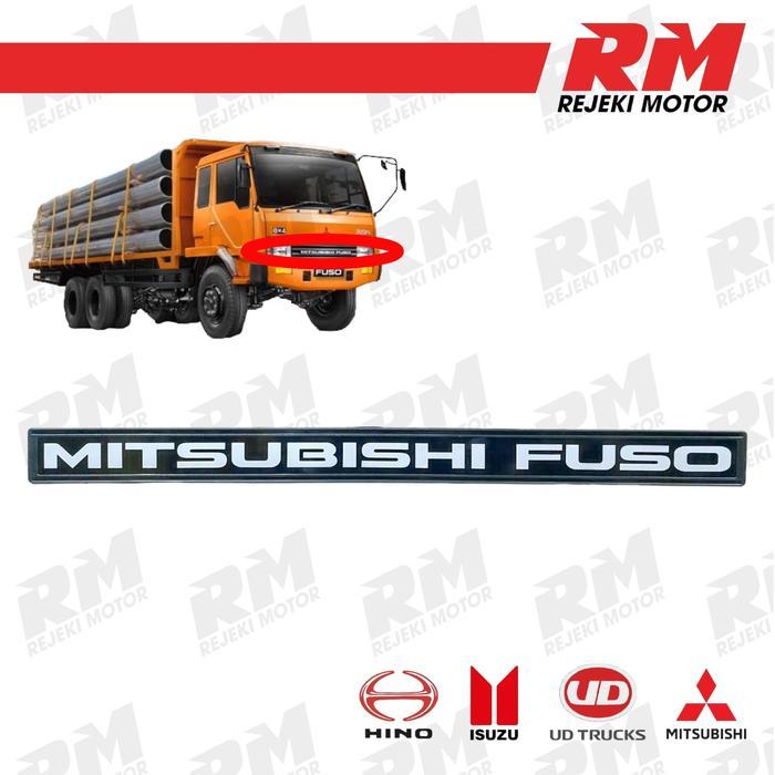 Emblem / Logo Tulisan Mitsubishi Fuso Di Grill Ps190 220Ps