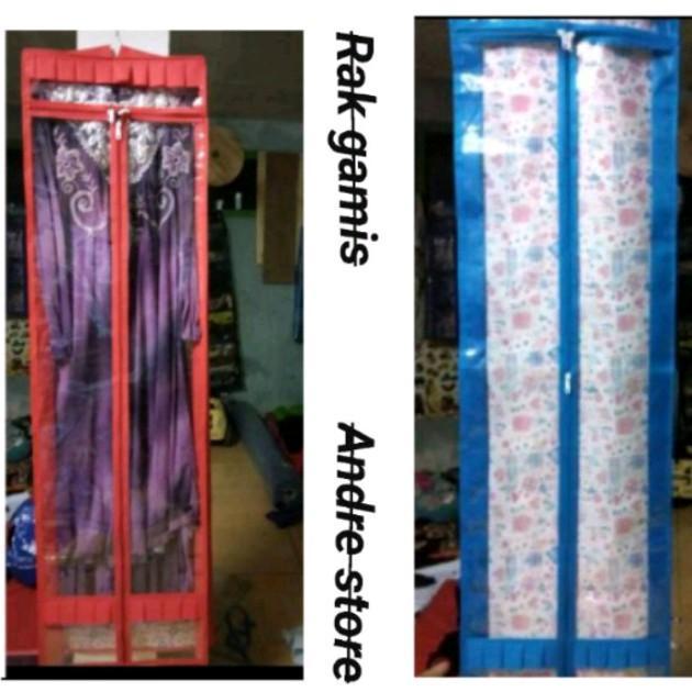 RAK GAMIS/RAK PAKAIAN RAK BAJU GANTUNG Plastik Penyimpanan