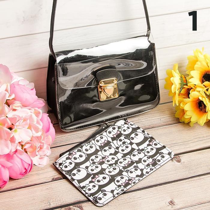 Tas Selempang Wanita / Clutch Bag Woman Korea Fashion / Animal Print