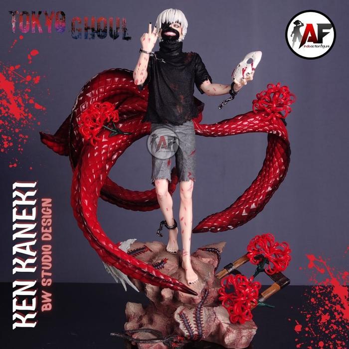 Statue Action Figure Tokyo Ghoul Ken Kaneki BW Studio Design Recast