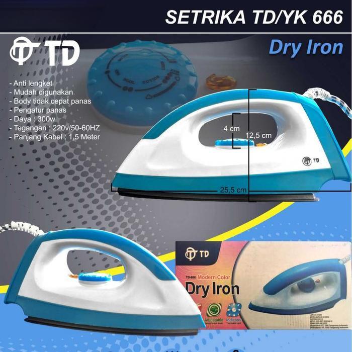 TD/YAMAKAWA Setrika Listrik / Dry Iron 666