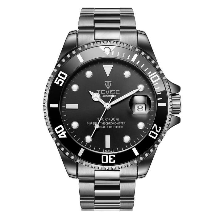 TERLARIS Jam Tangan Ekslusif Tevise Full Automatic Tahan READY STOCK